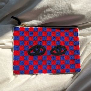 Beaded Eye Clutch-